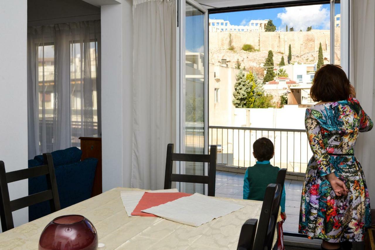 Acropolis Amazing Balcony View 3 Minutes Walking To The Museum Apartment Athens Ngoại thất bức ảnh