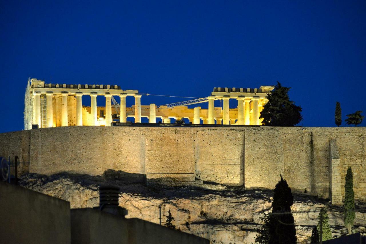 Acropolis Amazing Balcony View 3 Minutes Walking To The Museum Apartment Athens Ngoại thất bức ảnh