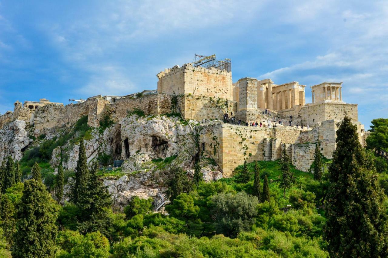 Acropolis Amazing Balcony View 3 Minutes Walking To The Museum Apartment Athens Ngoại thất bức ảnh
